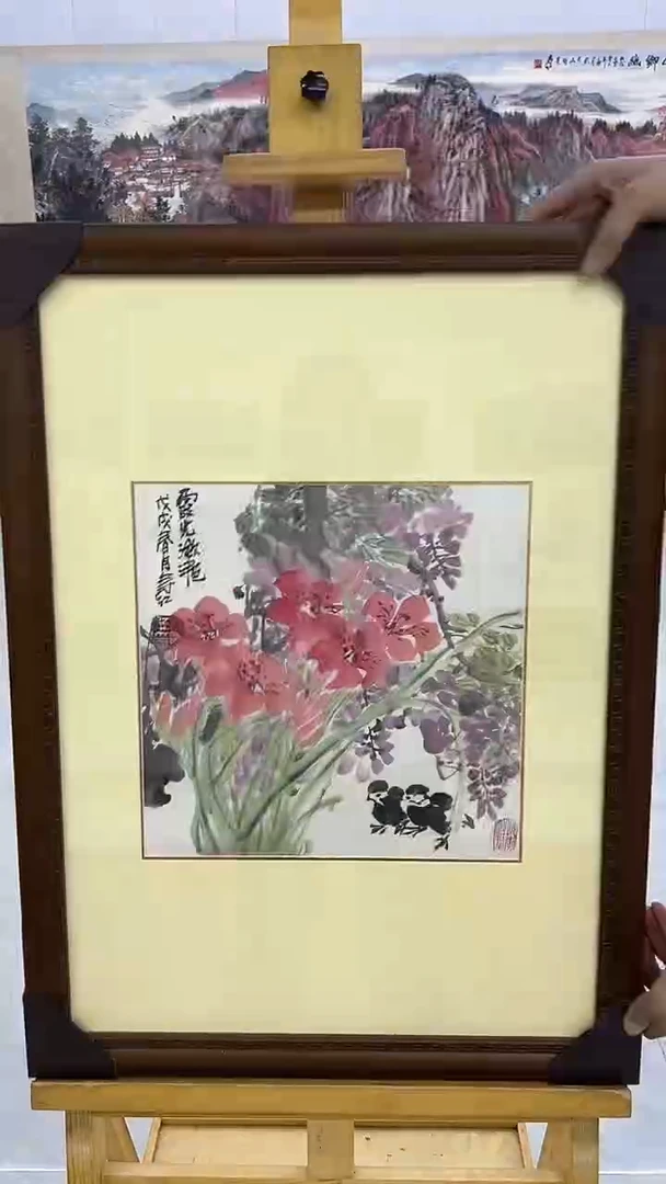国画庄寿红-1平尺-花鸟国画