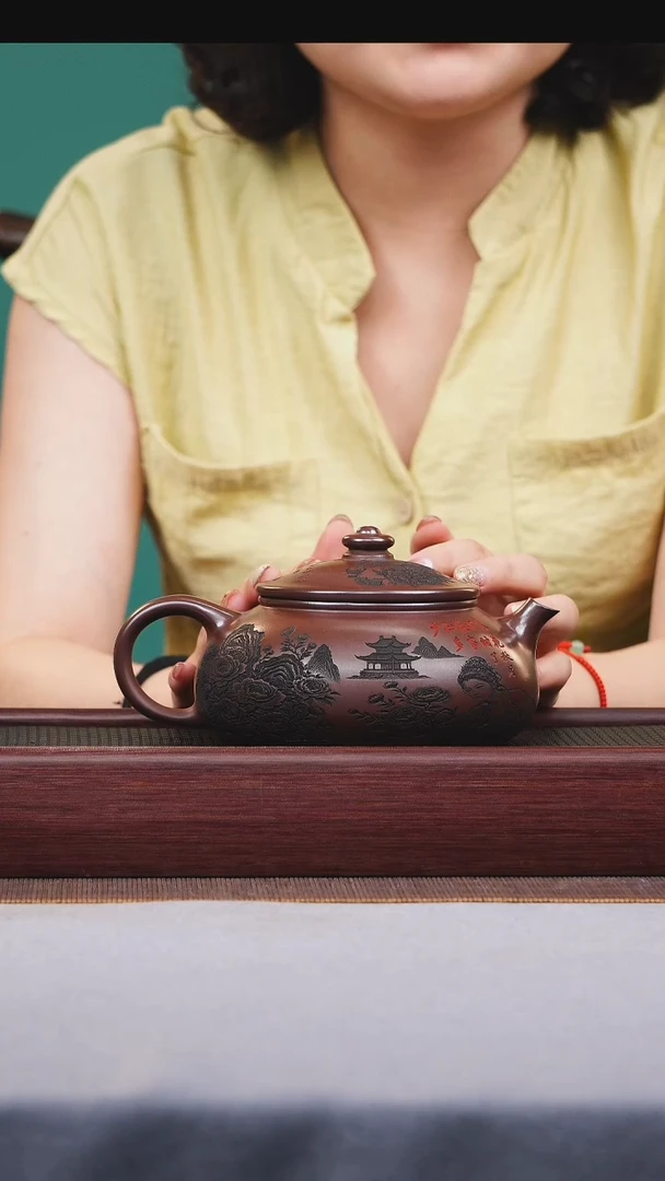 茶壶紫砂宜兴原矿紫砂作品