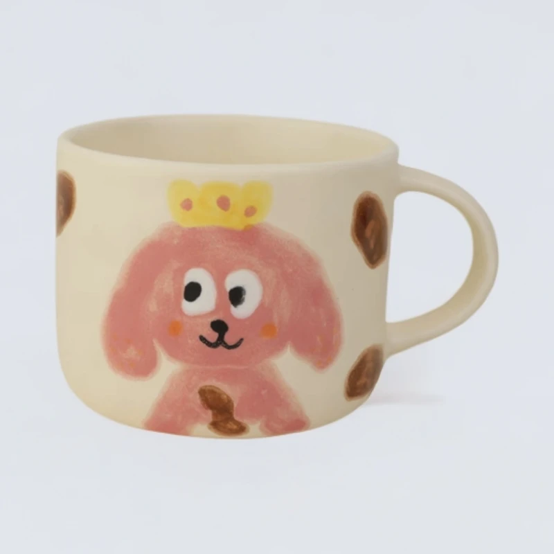 【甜野·TEEN YEAH】可爱手绘狗杯（300ml）