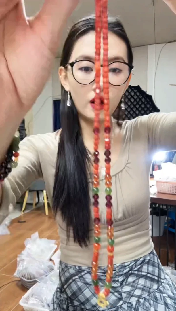 非洲檀香手串/手链【红】故宫百搭链