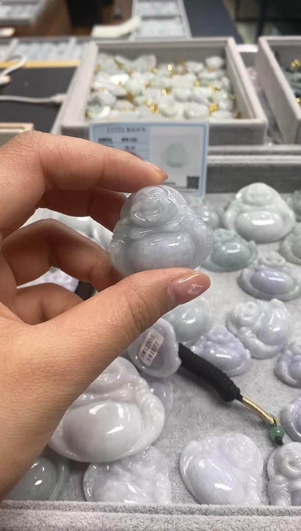 翡翠未镶嵌颈饰天然缅甸A货翡翠322