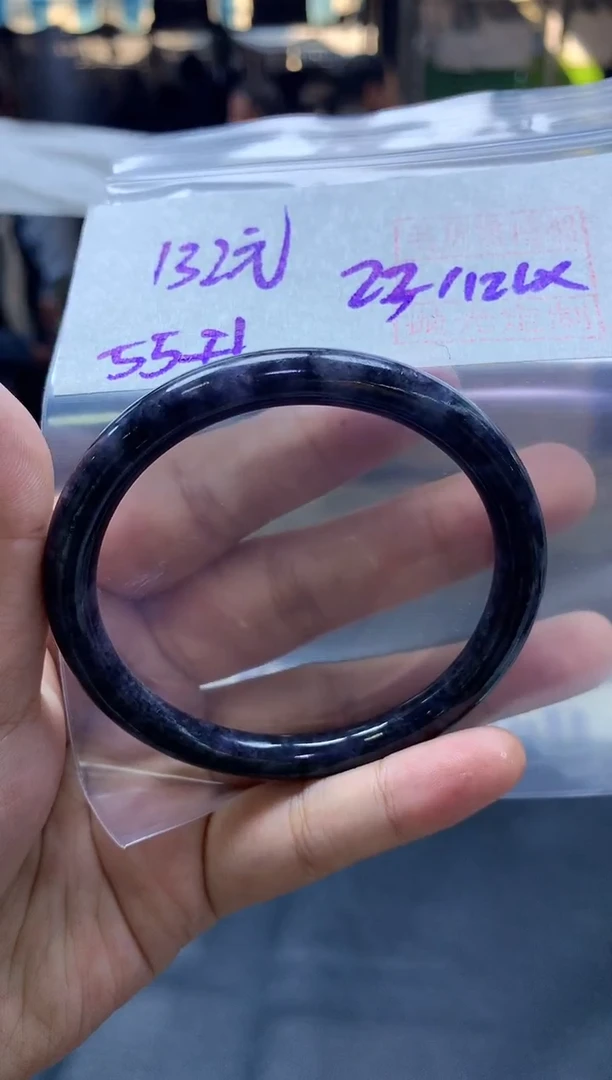 未镶嵌定制翡翠18 镯55#132元毛货需抛光