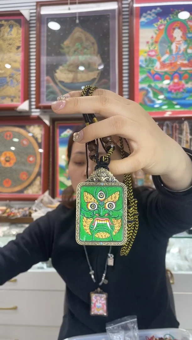 手链纯手绘唐卡（非质量问题 不退不换） 绿老师