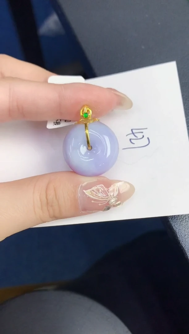 【闪购商品】翡翠颈饰18K金镶嵌000000000000