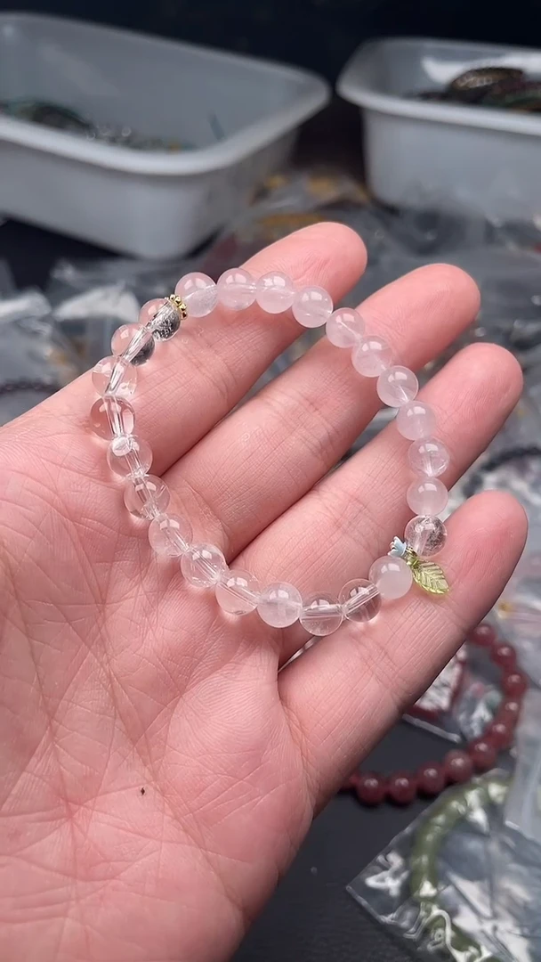 水晶手链未镶嵌多样性发货拍一发一