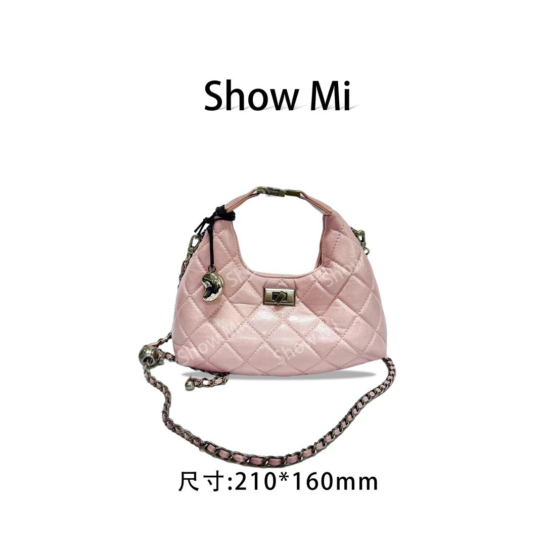 【Show Mi】SD-5198-樱花粉-轻奢小众时尚百搭女士包包sm