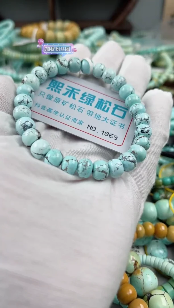 未镶嵌绿松石松石1869