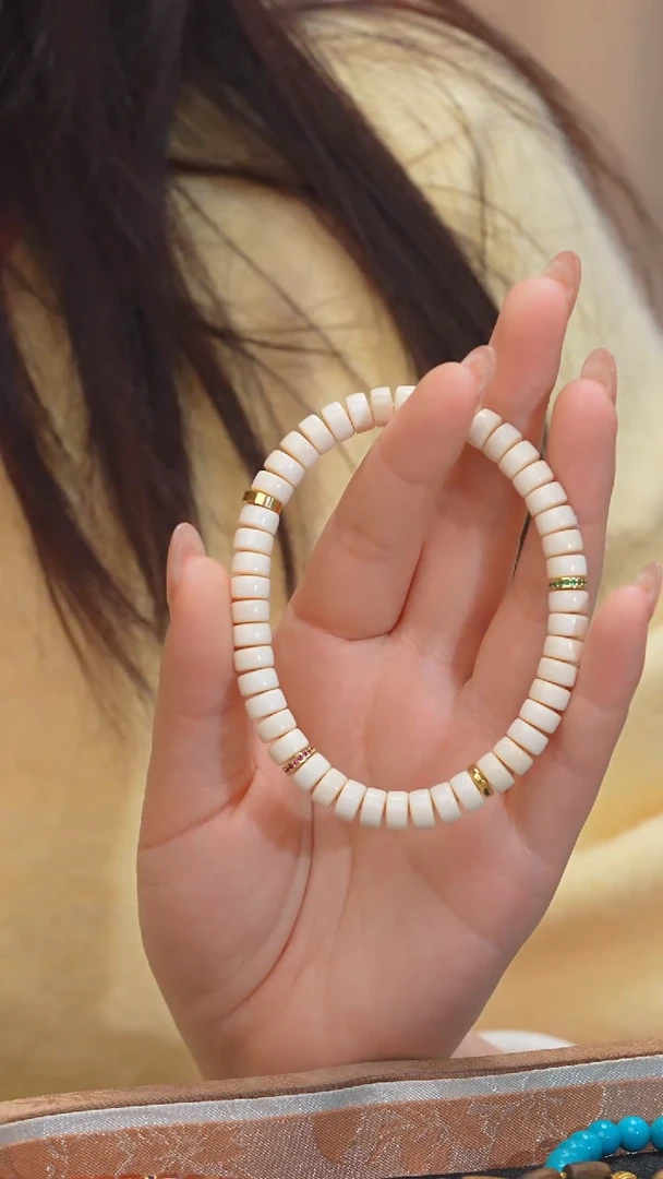 【闪购商品】猛犸象牙手串/手链/手镯多样性发 卡6-7@@N6132