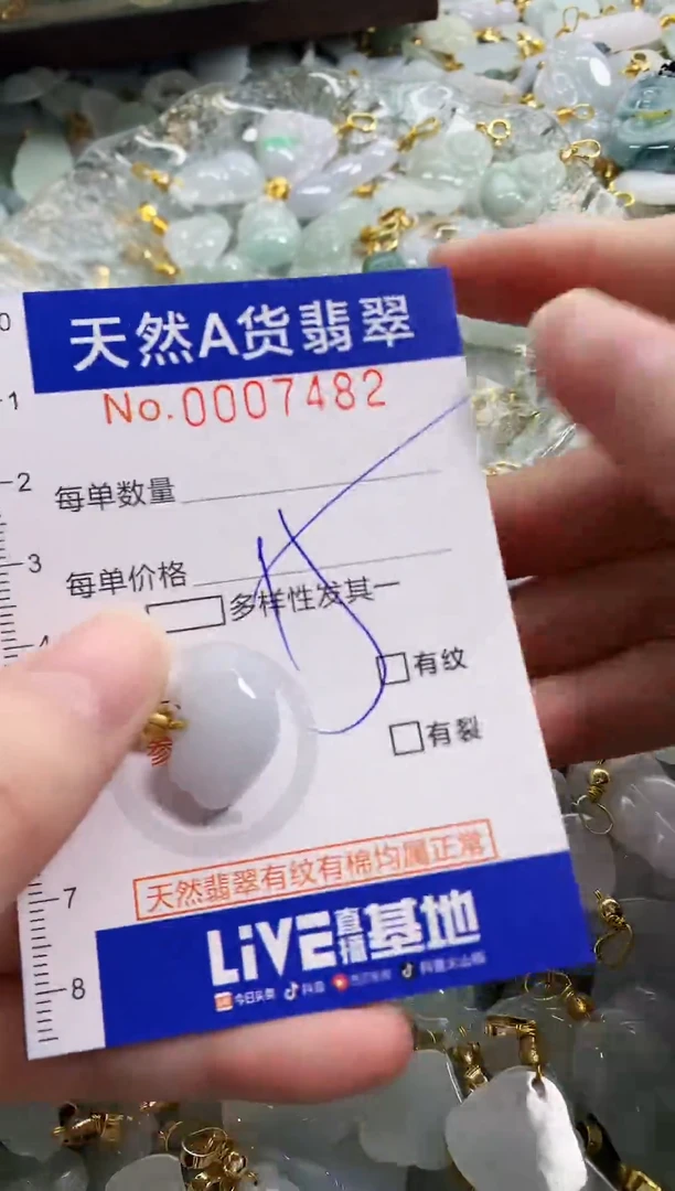 颈饰未镶嵌翡翠天然A货翡翠