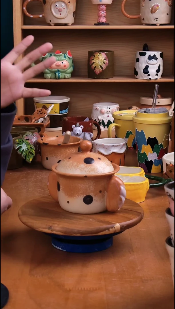 摆件陶景德镇原创手工陶瓷