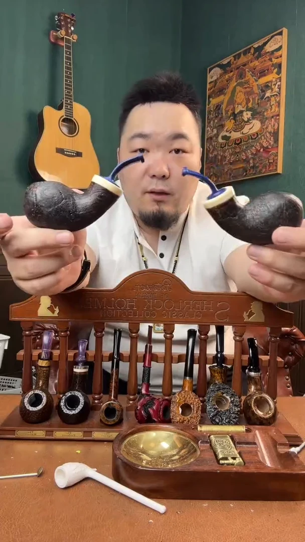 石楠木木雕款意大利进口石楠木烟斗