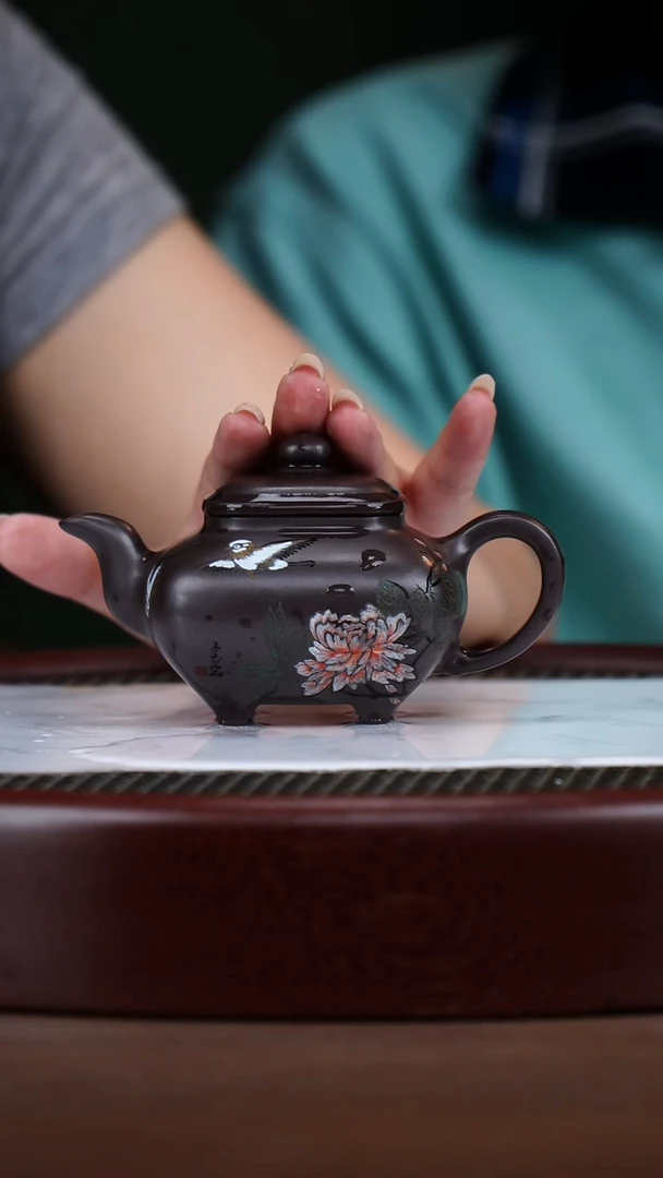 茶壶紫砂31WPR传炉 老紫泥150cc