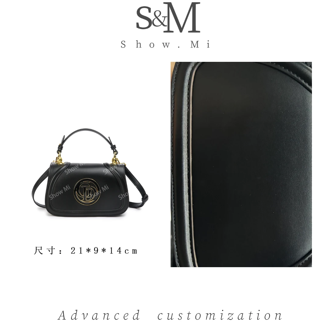 【Show Mi】手提小胖丁 丨SKL-5636-黑色-轻奢小众时尚百搭女士包包