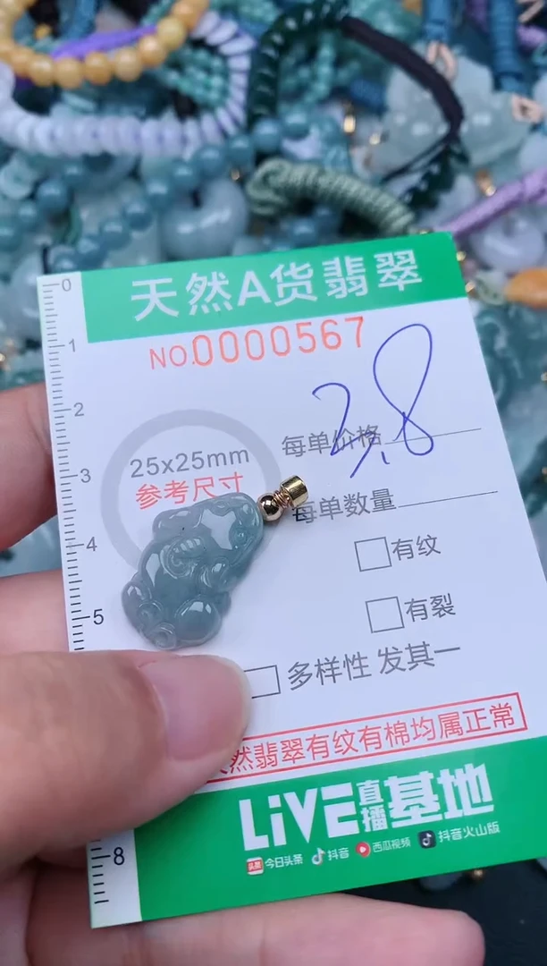 翡翠未镶嵌颈饰.0000567