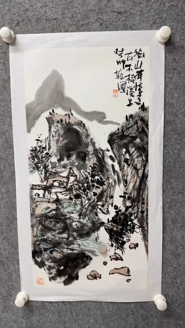 国画写意画花鸟画手绘