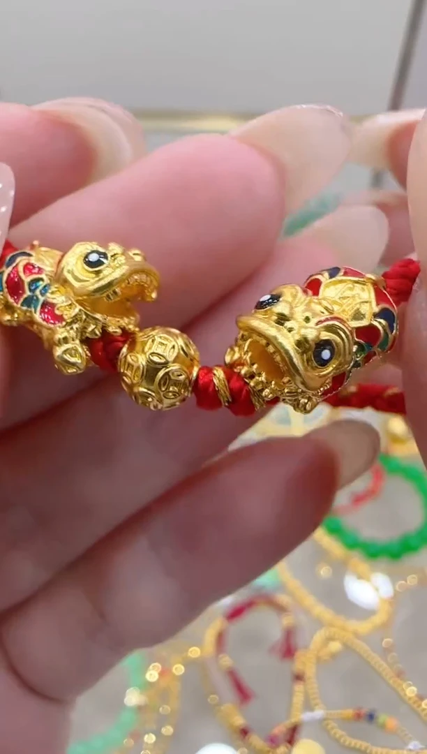 【闪购商品】定制足金手链团购多样性发一件