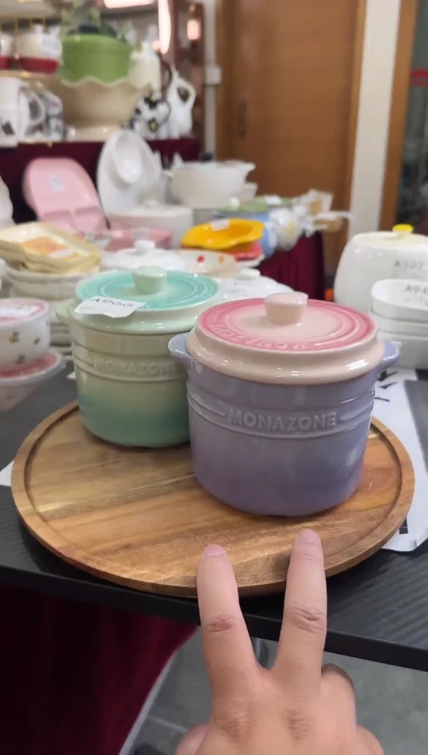 摆件陶A966-2套   仓库微瑕陶瓷清仓福利