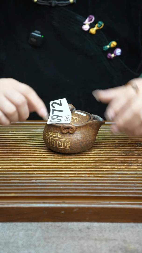 万古烧粗陶手工茶具