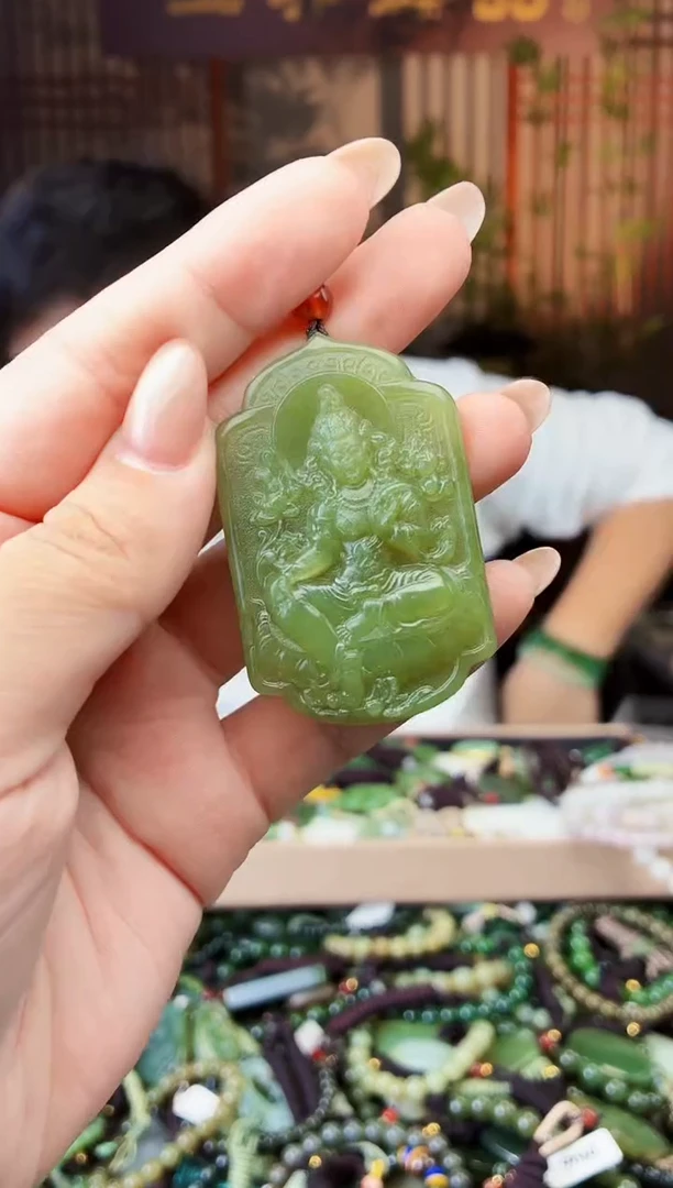 颈饰未镶嵌和田玉拍一发一多样性发货