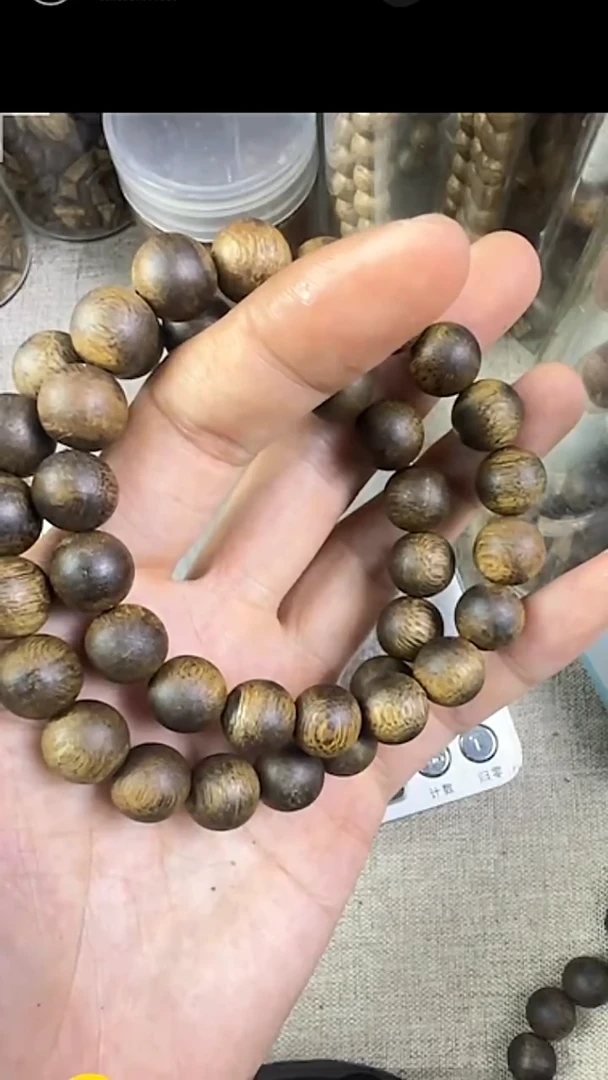 沉香手串种植绿棋1.1单圈9克（多样性发货一）
