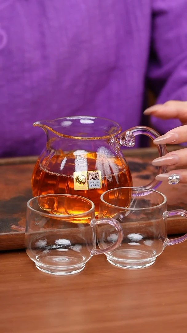【闪购商品】禾器莲君茶海浅粉+璃享水月杯浅粉2入