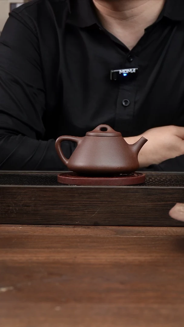 茶杯紫砂紫泥子冶石瓢       180CC