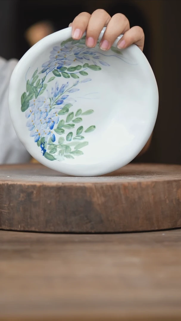 瓷片景德镇高温釉下彩（食品级）