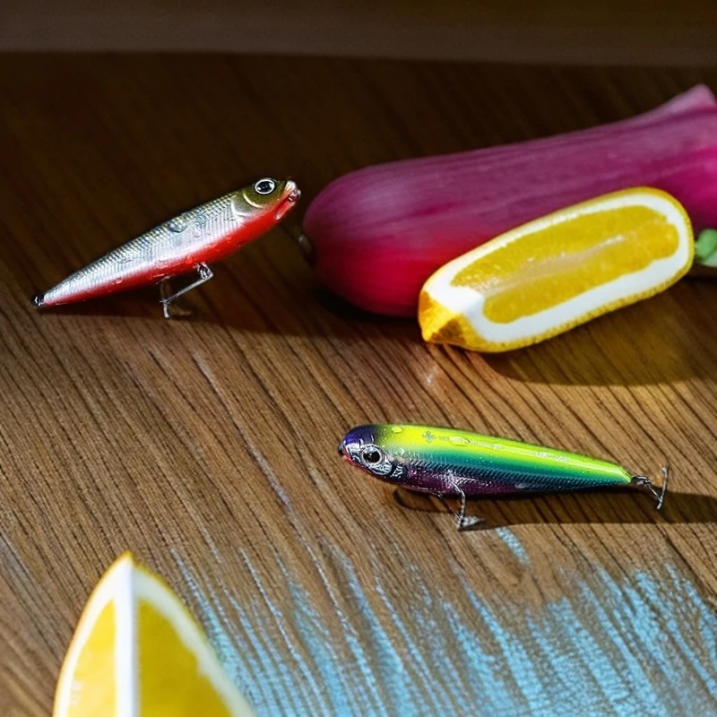 捉妖功坊川擒水面铅笔微物之子狗55MM 4克浮水铅笔马口翘嘴路亚饵