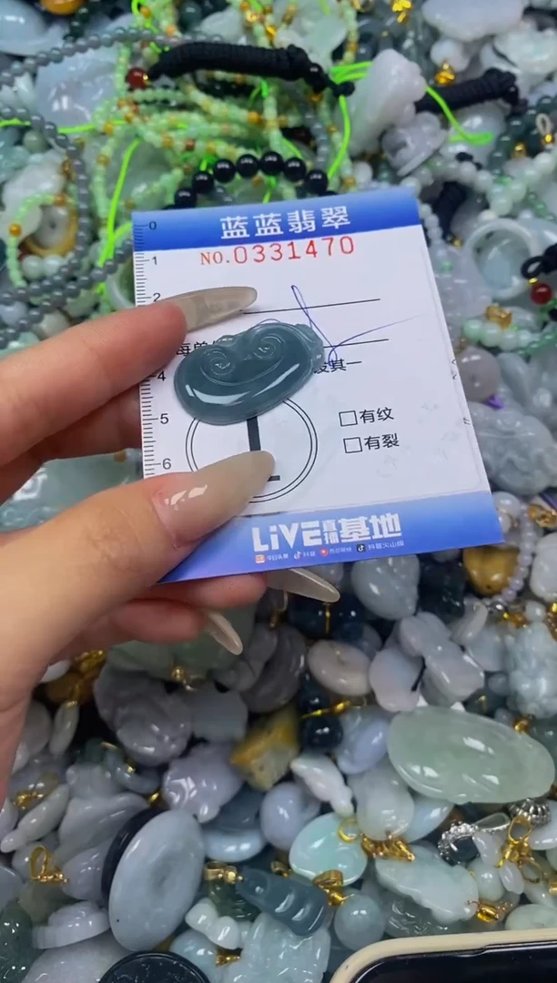 翡翠未镶嵌颈饰闪购0331470