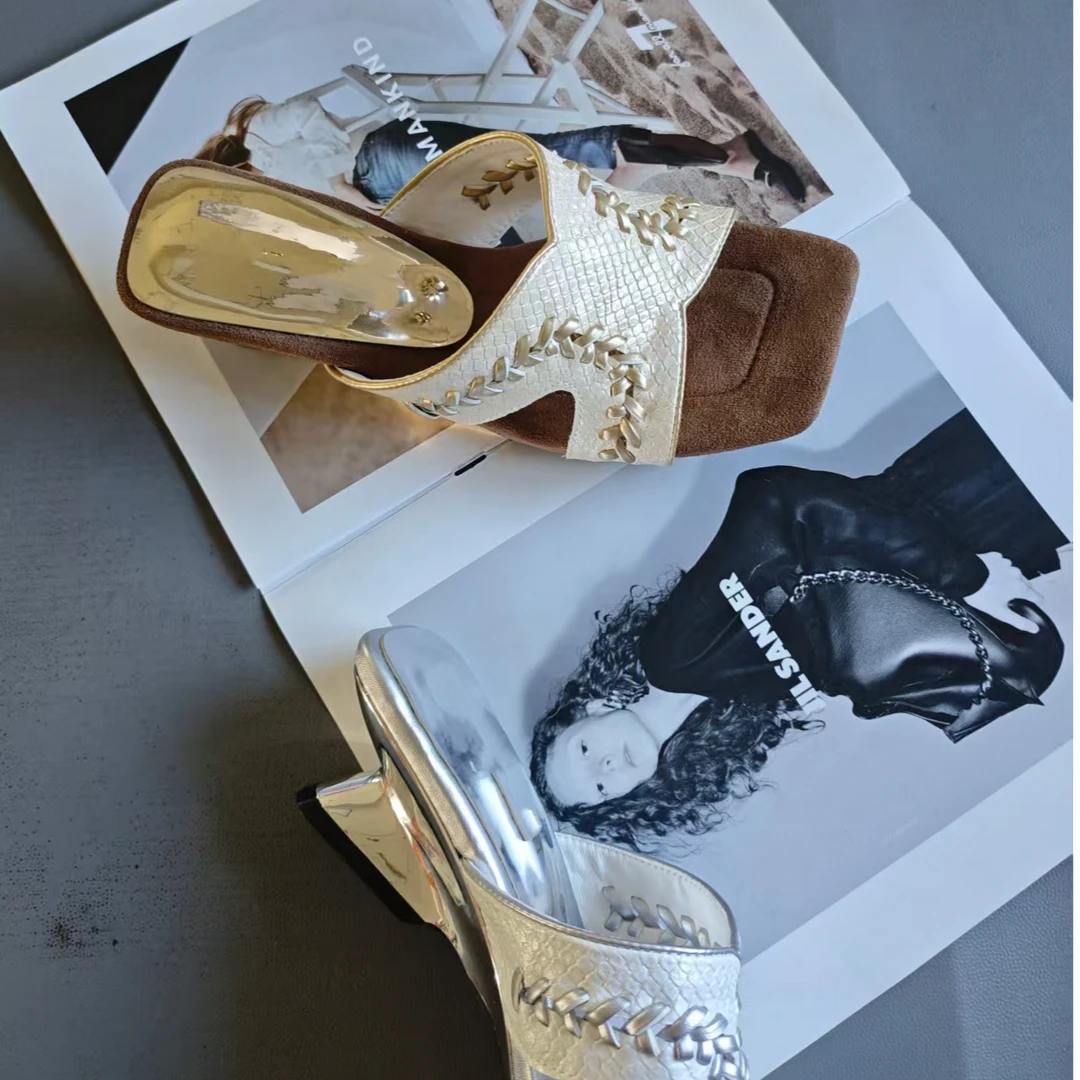 3522- 新款仙女风时尚气质简约休闲通勤一字凉拖鞋-AL