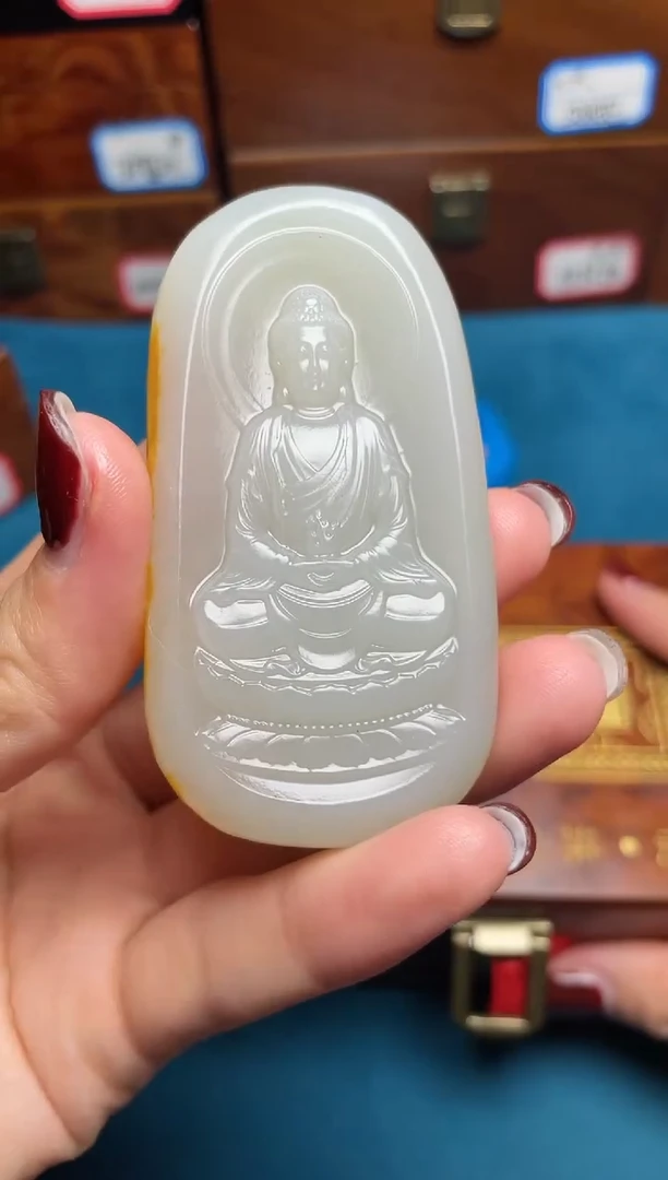 和田玉未镶嵌挂件和田玉