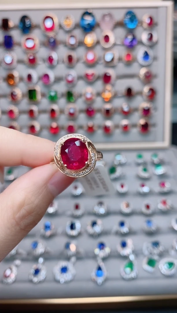 【闪购商品】碧玺18K金戒指18K金镶嵌.