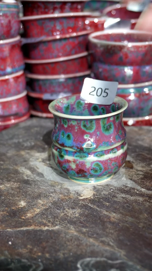 摆件陶精品窑变钧瓷茶器