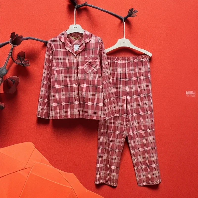 雅致内衣 | 秋鹿女士家居服长袖长裤套装