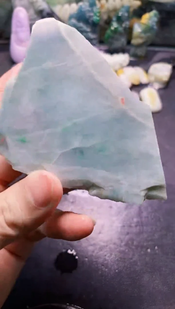 未镶嵌挂件翡翠竹天然翡翠031