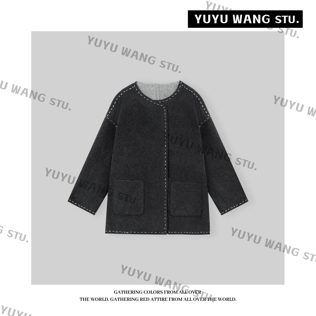 YUYU WANG【绘本】毛呢大衣RB2SQRG2560