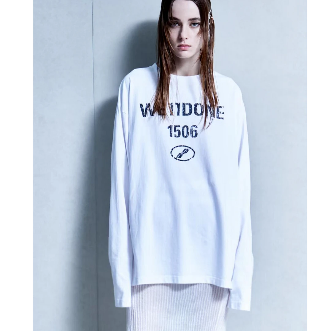 WE 11 DONE 设计师品牌【output】 复古标志长袖T恤