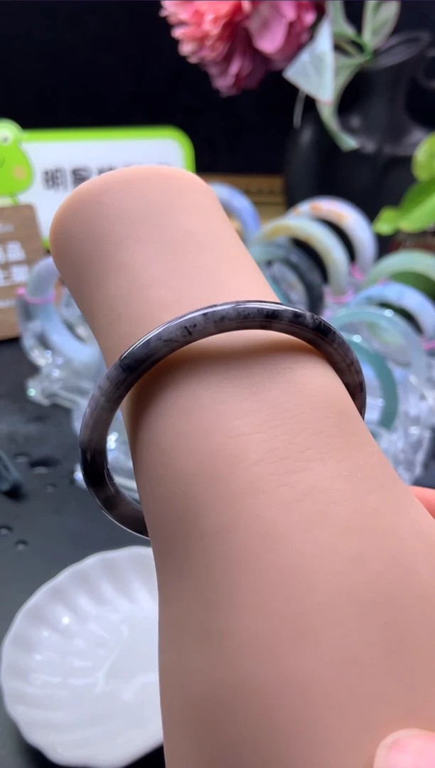 未镶嵌手镯定制翡翠55-56「定制不退不换」