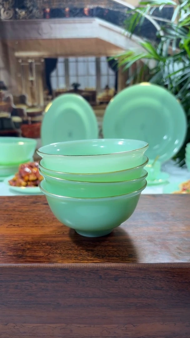 【闪购商品】....4.5英寸玉瓷碗4个口径11.5厘米