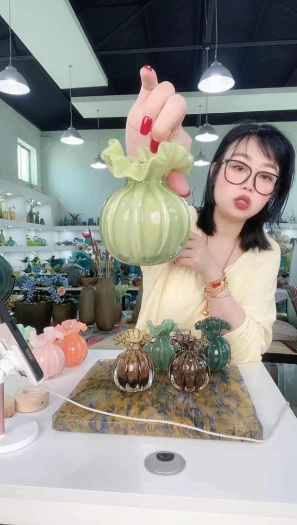慕忆家手作琉璃花瓶