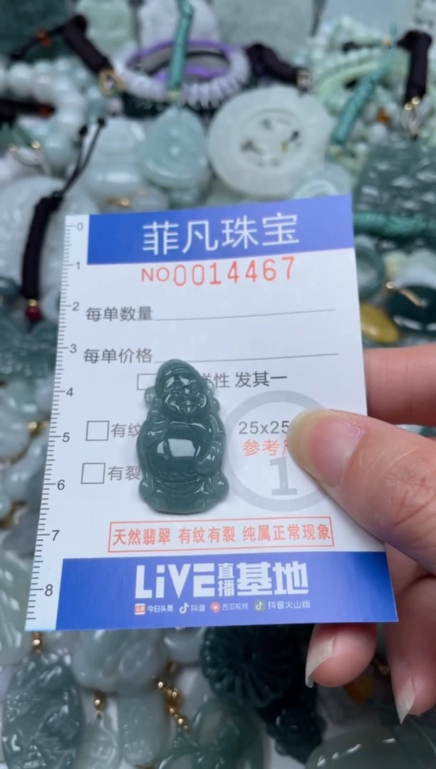 颈饰未镶嵌翡翠14467