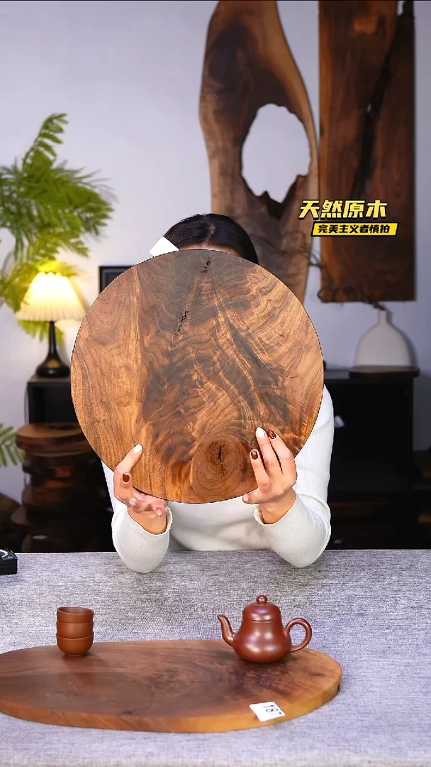 木北美黑胡桃原木.干裂疤结不属于商品质量问题完美主义者慎拍