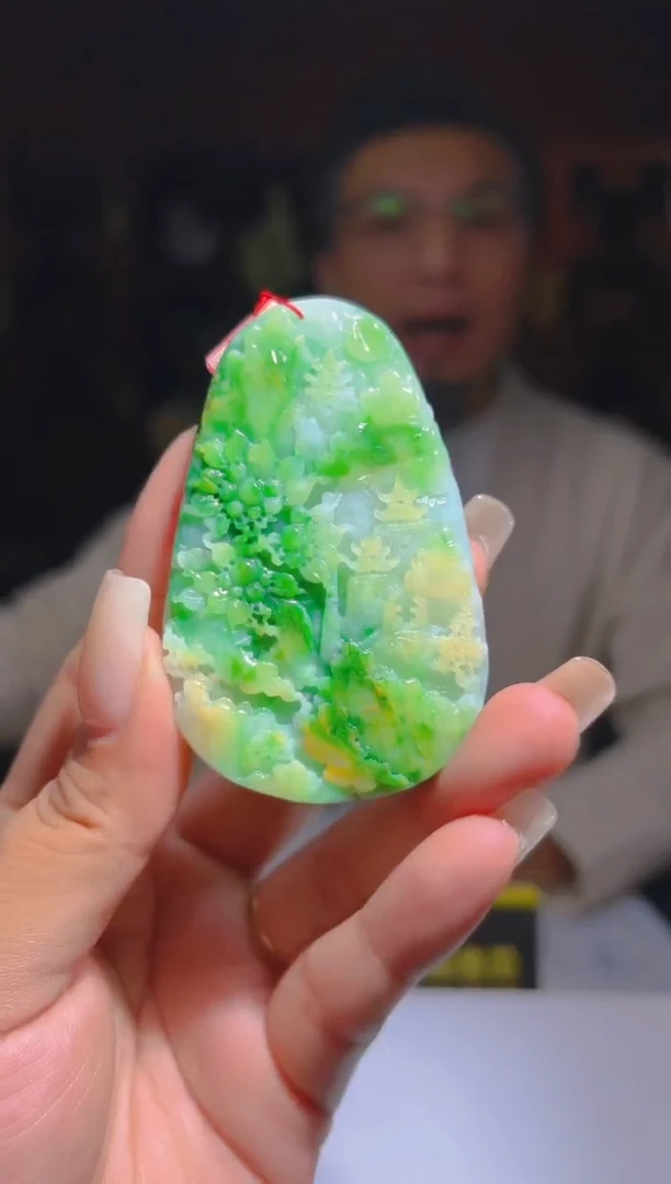 未镶嵌定制翡翠17/1119/L/山水