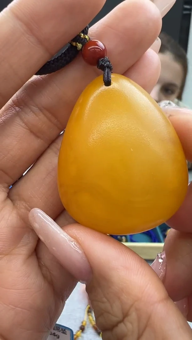 【闪购商品】琥珀颈饰未镶嵌883秒拍号