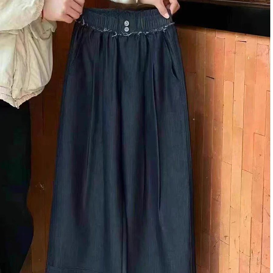 《昊妈家》夏款裤子百搭韩版宽松86866