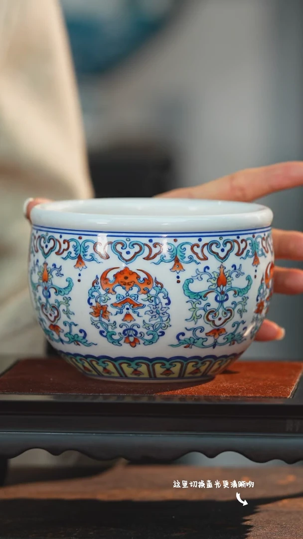 【闪购商品】中国官窑斗彩非遗传承人—涂杏花