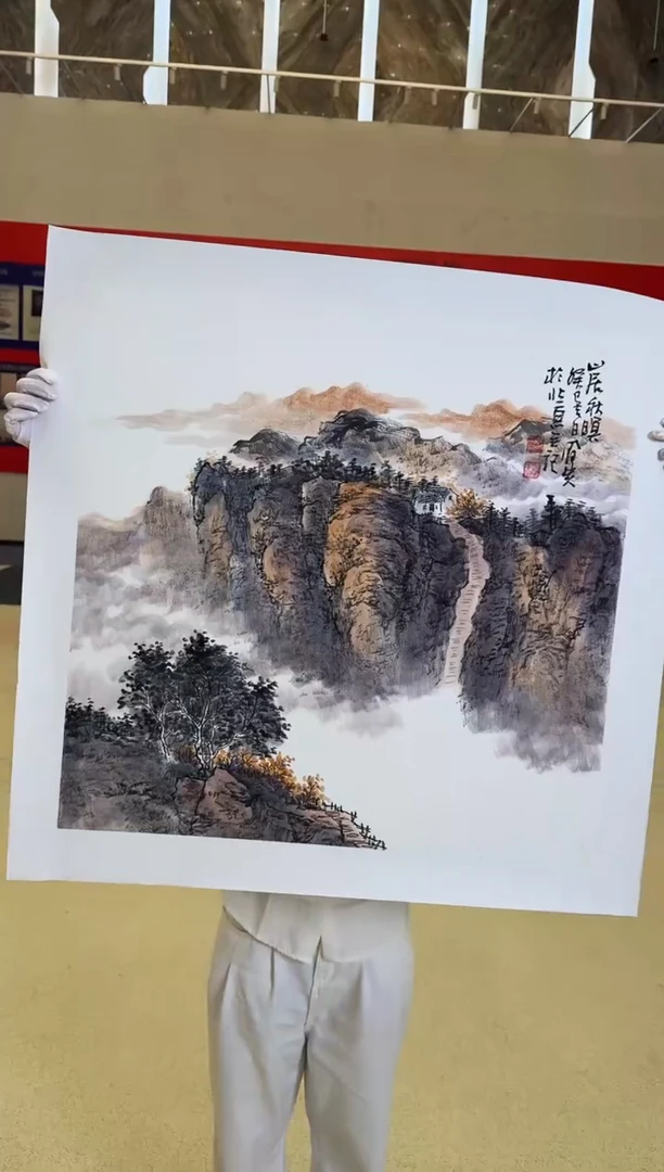 国画18送书众合郝凤先老师作品