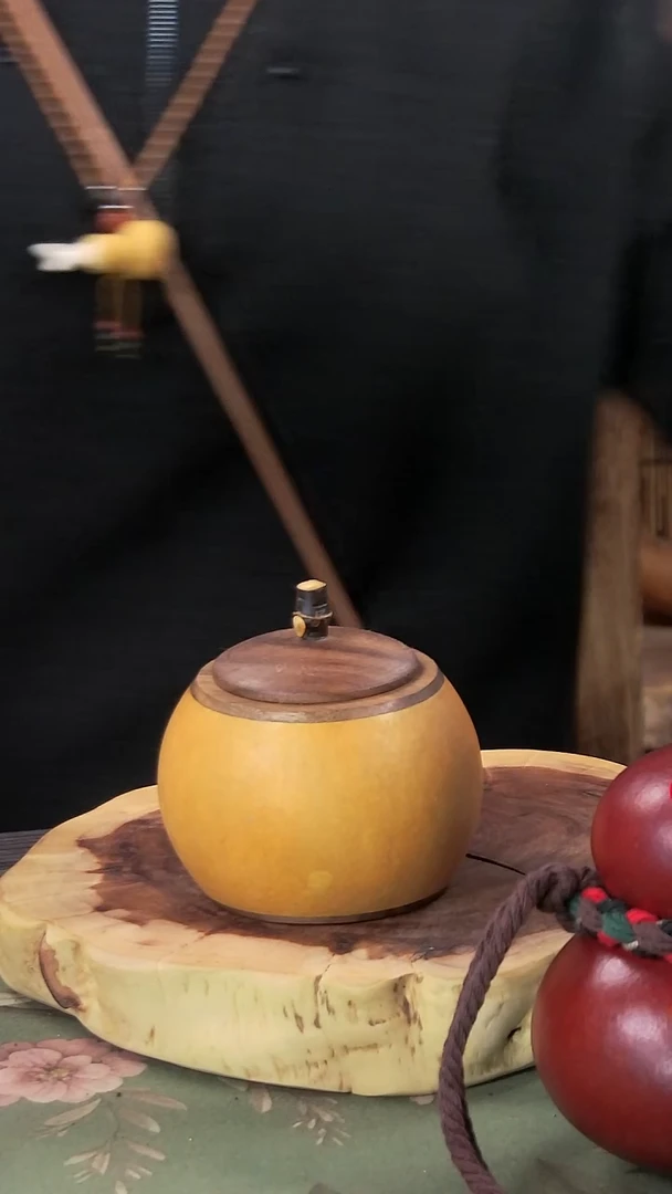 古艺高师傅葫芦茶叶罐 编号154