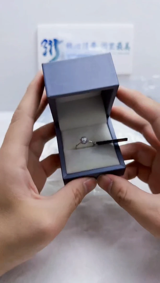 银S925镶嵌海水珍珠DA珍珠 a146