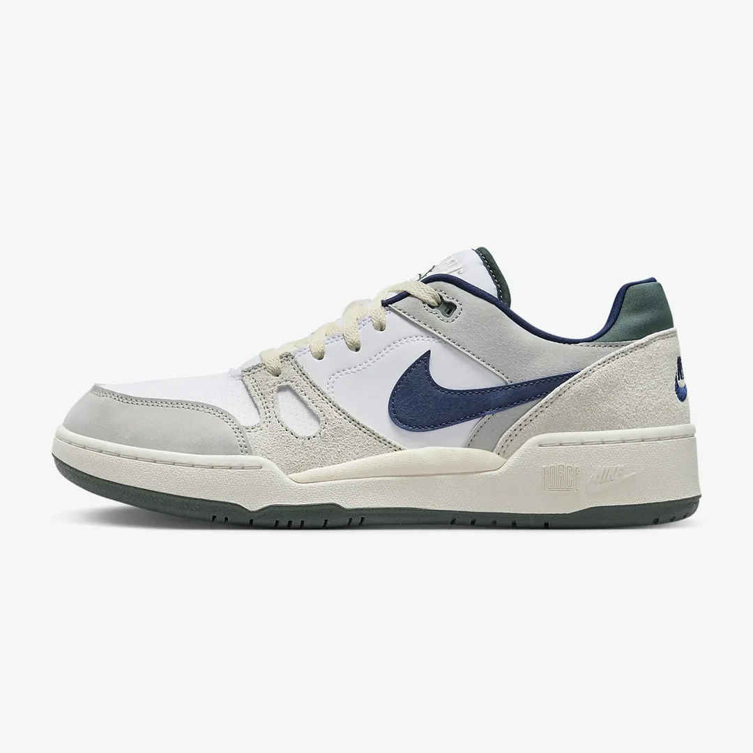 NIKE耐克男款FULL FORCE蓝灰低帮复古时尚休闲鞋-FZ3595-100